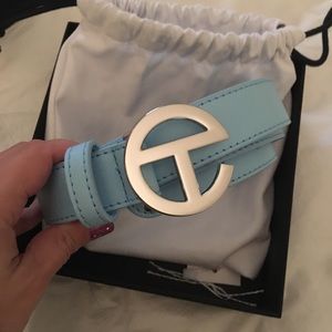 Pool blue Telfar Belt size L